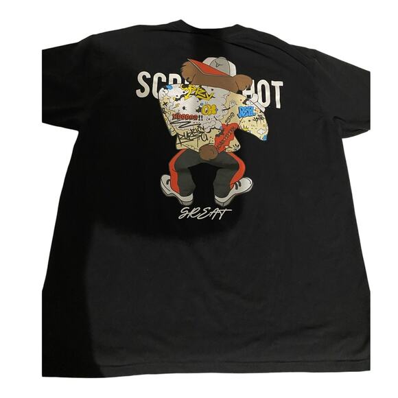 SCREENSHOT Carton Premiun T-Shirt Size 3XL Black Likes New - Picture 1 of 6